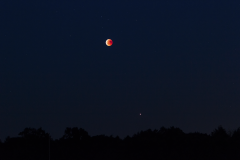 Mondfinsternis am Coesfelder Berg